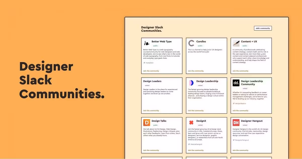 How I use Webflow to build a side project to help designers connect