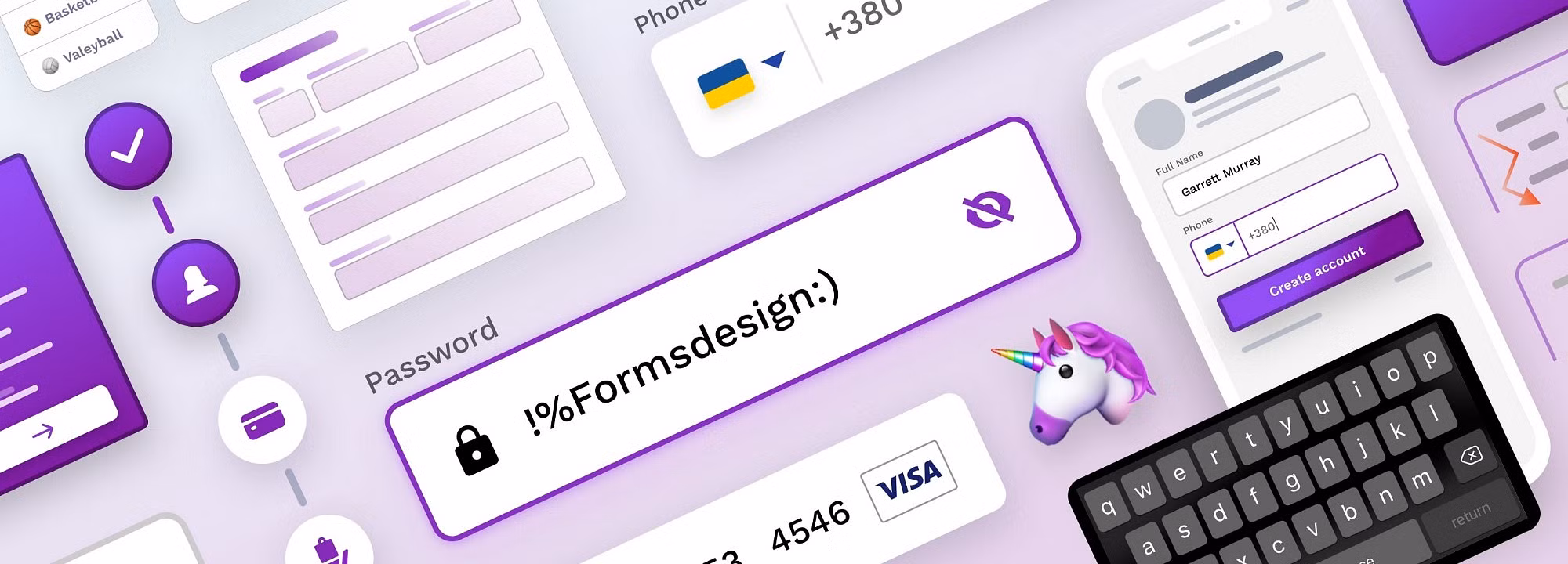 Text fields & Forms design — UI components series