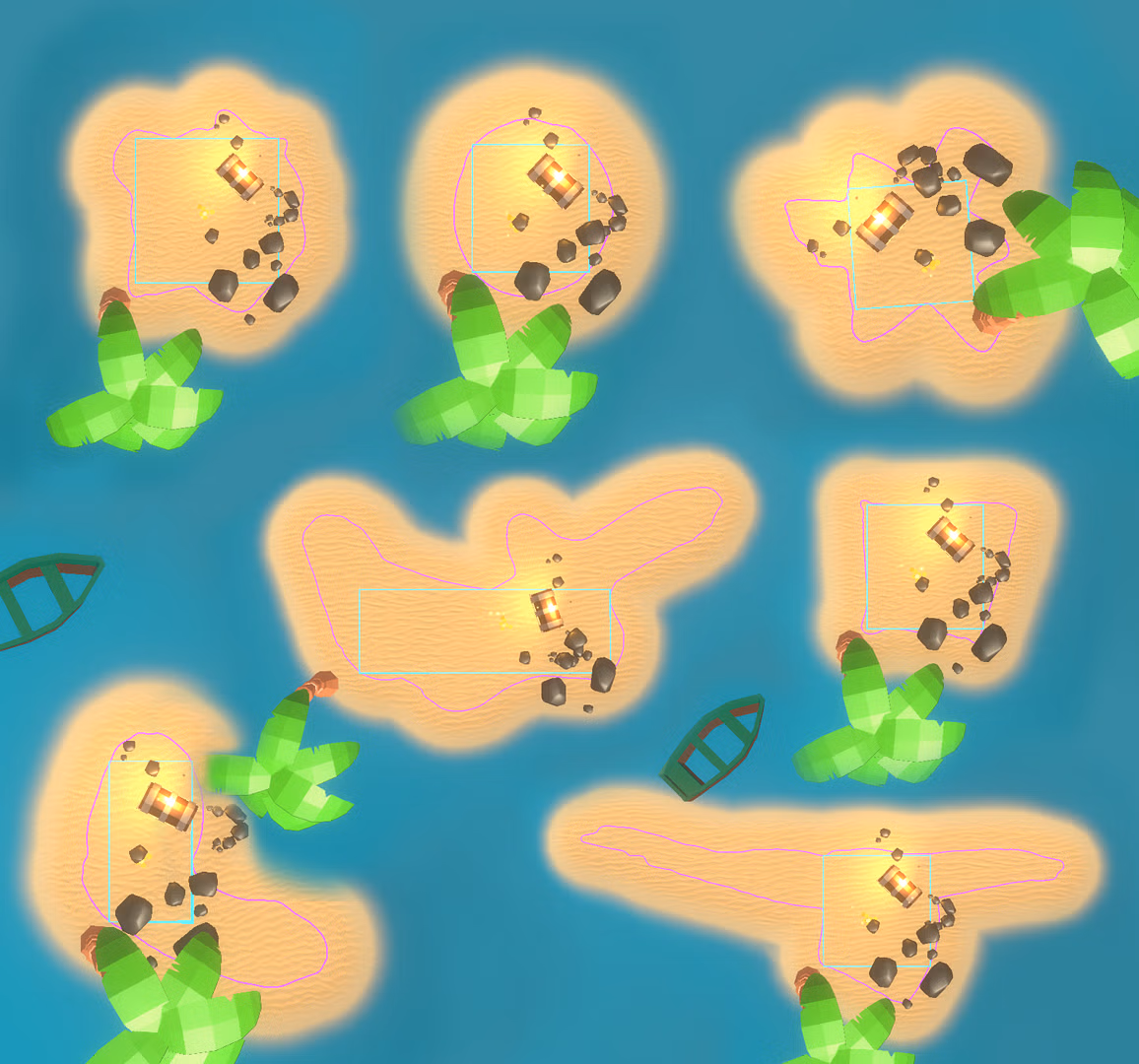 Locomotion in VR: Procedural Generation of a Scene