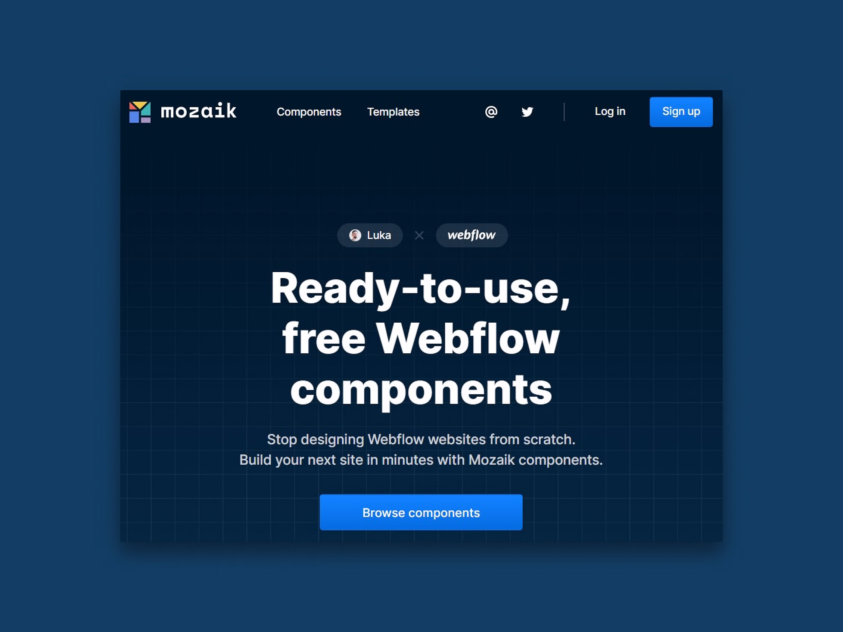 Brand logo for external website's link