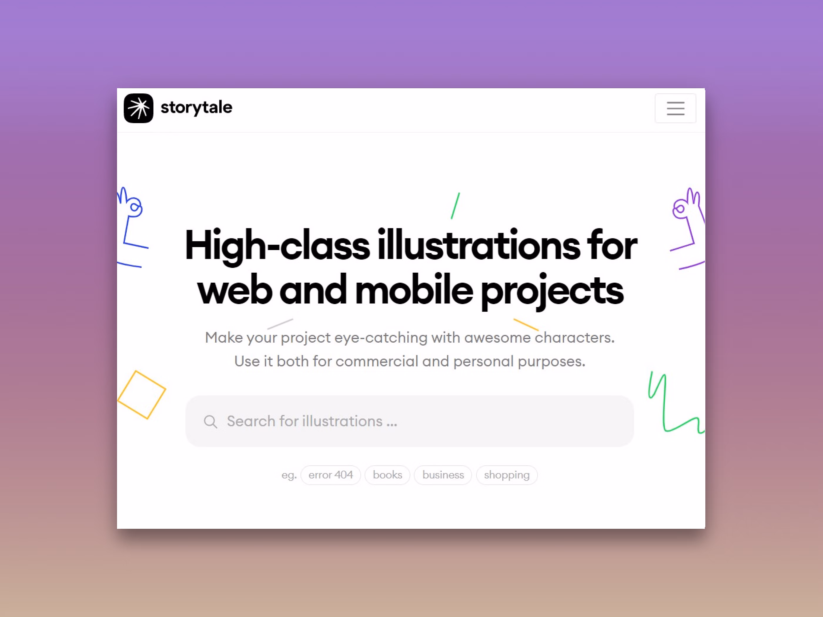 Brand logo for external website's link